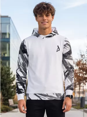 Hochwertiges Funktions-Sweatshirt für Herren ALTISPORT VOJ/ALM039MI01 WEIß