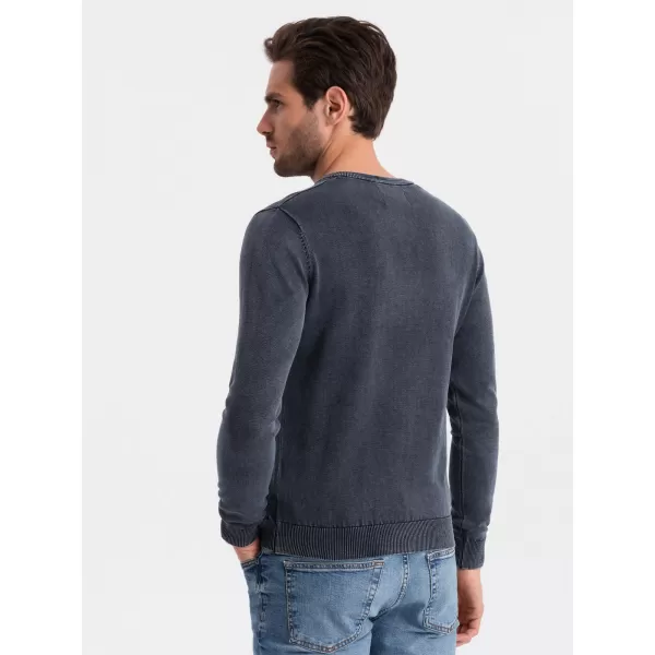  Herrenpullover OMBRE OM-SWOS-0108 MARINEBLAU 