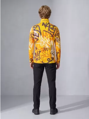 Funktionelle Thermo -Sweatshirt -Premium von Männern ALTISPORT VOJ/ALM054TER03 BERNSTEIN