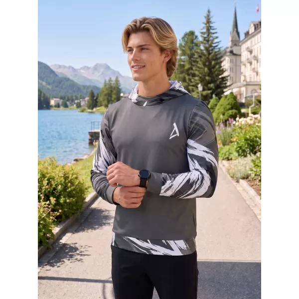  Hochwertiges Funktions-Sweatshirt für Herren ALTISPORT VOJ/ALM039MI01 GRAU 