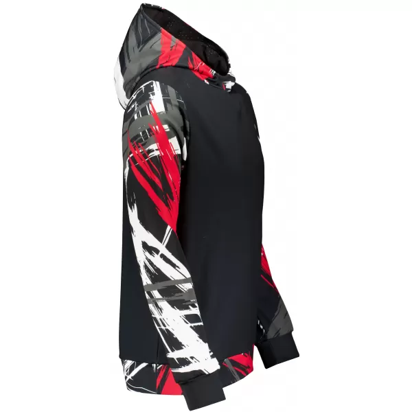  Hochwertiges Funktions-Sweatshirt für Herren ALTISPORT VOJ/ALM039MI01 SCHWARZ UND ROT 