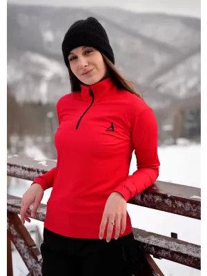 Frauenfunktionaler Thermo -Sweatshirt Premium ALTISPORT VOJ/ALW000TER03 ROT