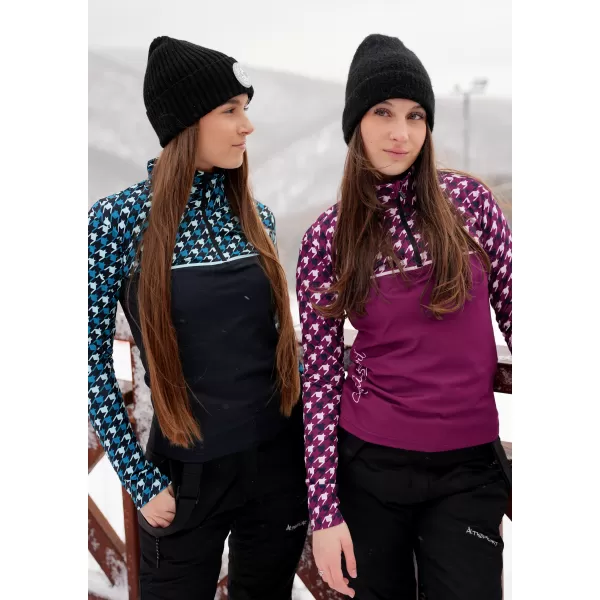  Frauenfunktionaler Thermo -Sweatshirt Premium ALTISPORT VOJ/ALW048TER03 LILA 