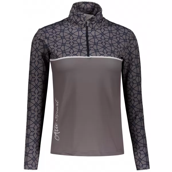  Frauenfunktionaler Thermo -Sweatshirt Premium ALTISPORT VOJ/ALW053TER03 GRAU 