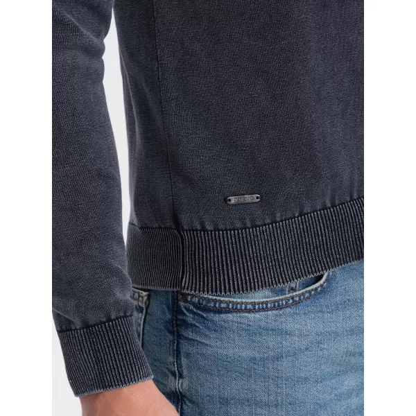  Herrenpullover OMBRE OM-SWOS-0108 MARINEBLAU 