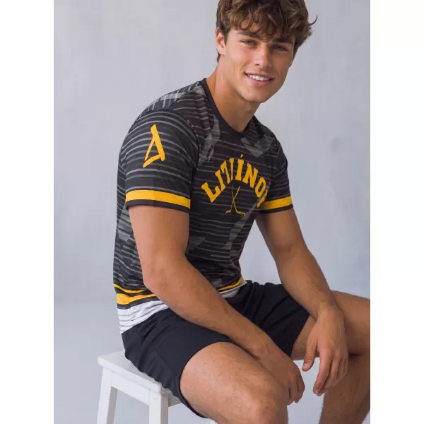  Funktionelles Premium-T-Shirt für Herren ALTISPORT VOJ/ALM046TR01 SCHWARZ 