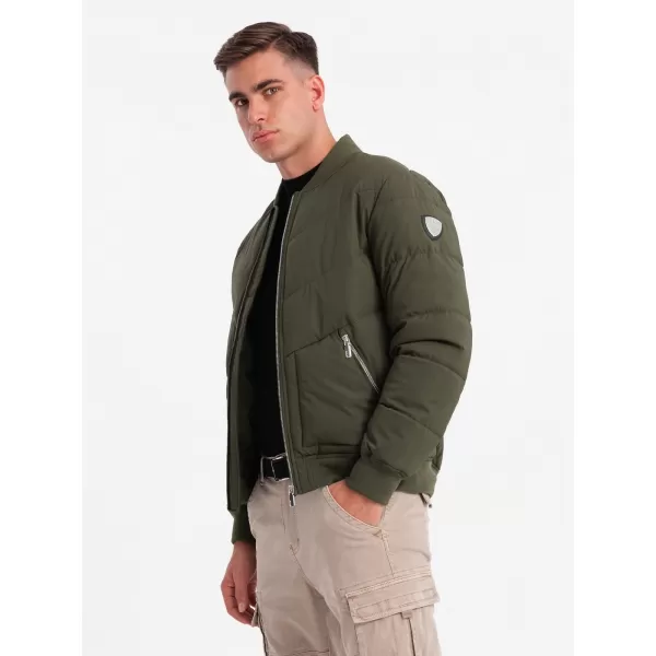  Jacke OMBRE OM-JALP-0143 DUNKLER OLIVENGRÜN 