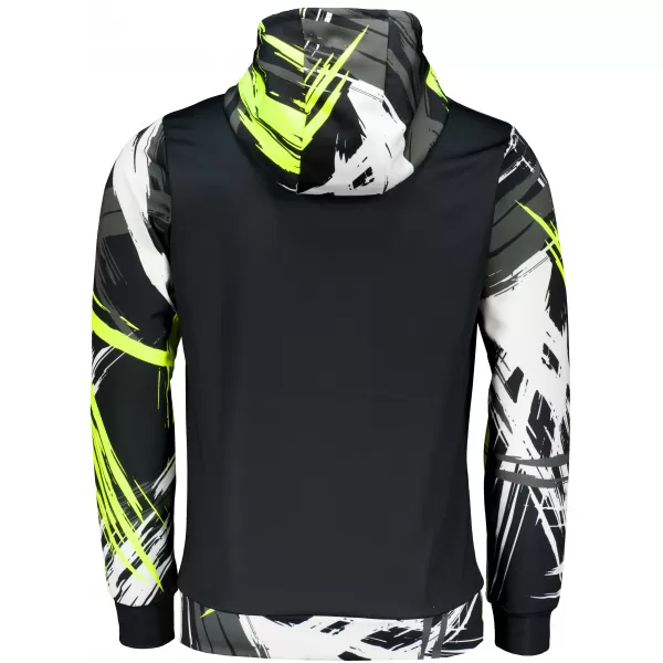  Hochwertiges Funktions-Sweatshirt für Herren ALTISPORT VOJ/ALM039MI01 SCHWARZ UND GELB 