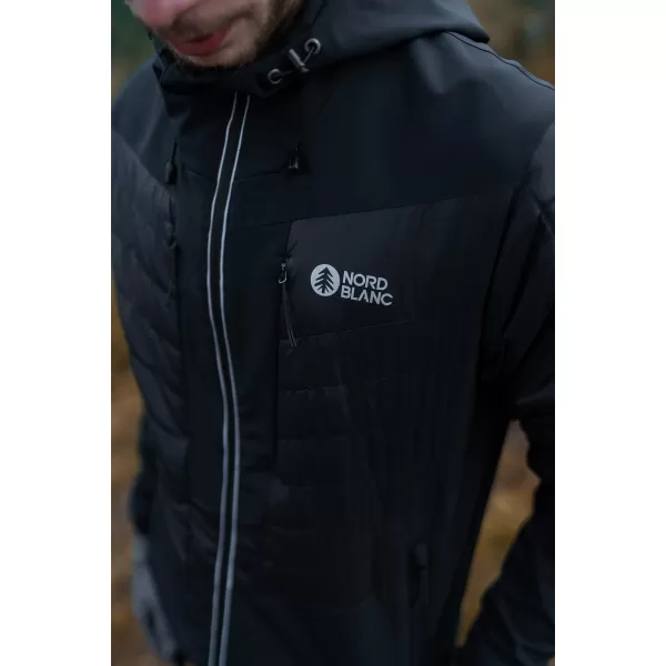  Sportjacke für Herren NORDBLANC SKIJORING NBWJM8110 SCHWARZ 