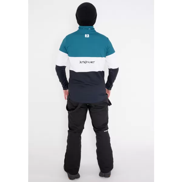  Funktionelle Thermo -Sweatshirt -Premium von Männern ALTISPORT VOJ/ALM051TER03 KEROSIN/SCHWARZ 