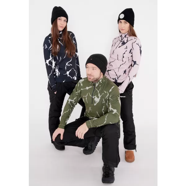  Frauenfunktionaler Thermo -Sweatshirt Premium ALTISPORT VOJ/ALW052TER03 SCHWARZ 