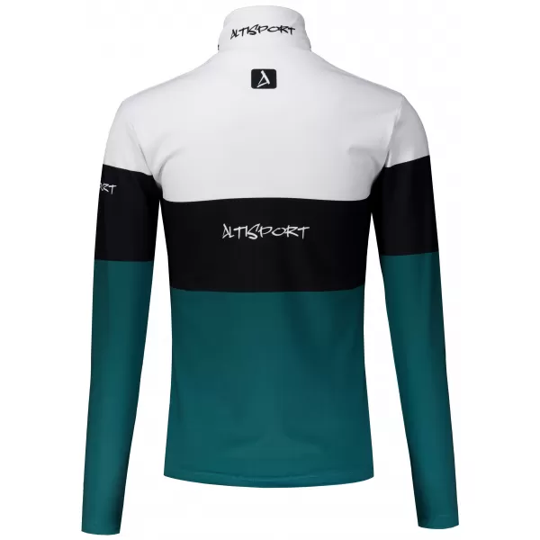  Frauenfunktionaler Thermo -Sweatshirt Premium ALTISPORT VOJ/ALW051TER03 WEIß -GREEN 