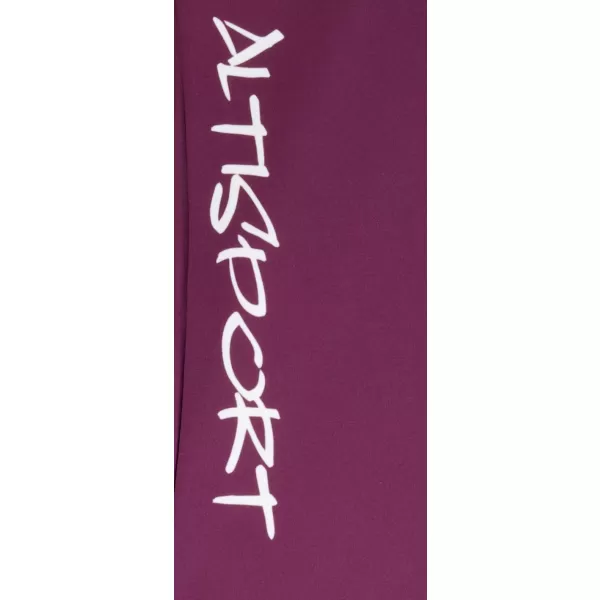  Frauenfunktionaler Thermo -Sweatshirt Premium ALTISPORT VOJ/ALW051TER03 BURGUND 
