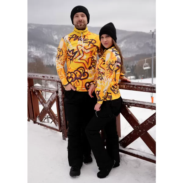  Funktionelle Thermo -Sweatshirt -Premium von Männern ALTISPORT VOJ/ALM054TER03 BERNSTEIN 