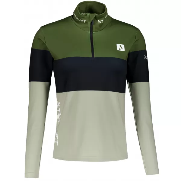  Frauenfunktionaler Thermo -Sweatshirt Premium ALTISPORT VOJ/ALW051TER03 KHAKI 