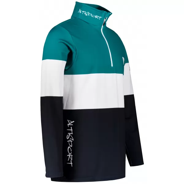  Funktionelle Thermo -Sweatshirt -Premium von Männern ALTISPORT VOJ/ALM051TER03 KEROSIN/SCHWARZ 