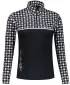 Frauenfunktionaler Thermo -Sweatshirt Premium ALTISPORT VOJ/ALW048TER03 SCHWARZ UND WEIß