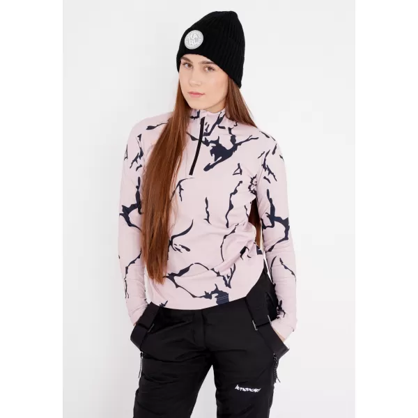  Frauenfunktionaler Thermo -Sweatshirt Premium ALTISPORT VOJ/ALW052TER03 BRAUN 