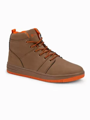 Herrenschuhe OMBRE OM-FOSH-0123 KAMEL