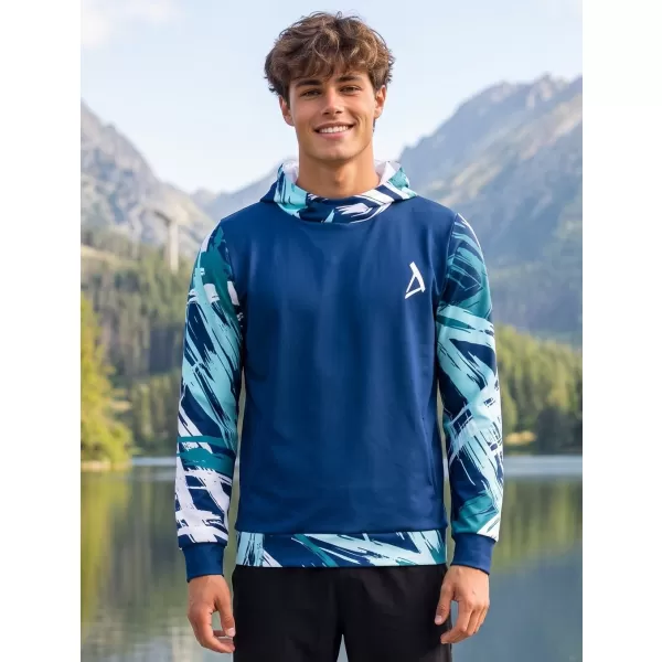  Hochwertiges Funktions-Sweatshirt für Herren ALTISPORT VOJ/ALM039MI01 MARINEBLAU 