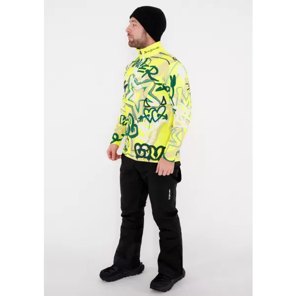  Funktionelle Thermo -Sweatshirt -Premium von Männern ALTISPORT VOJ/ALM054TER03 FLUO 