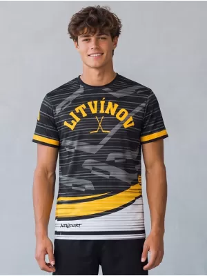 Funktionelles Premium-T-Shirt für Herren ALTISPORT VOJ/ALM046TR01 SCHWARZ