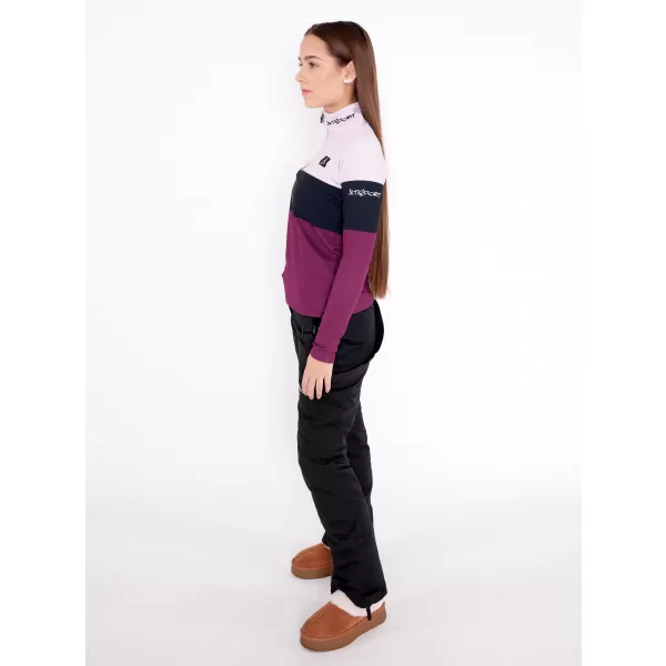  Frauenfunktionaler Thermo -Sweatshirt Premium ALTISPORT VOJ/ALW051TER03 BURGUND 