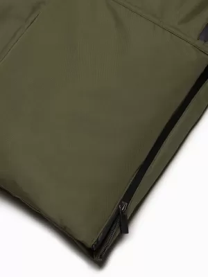 Herren Winterjacke OMBRE OM-JALJ-0148 DUNKLER OLIVENGRÜN