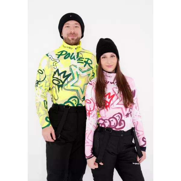  Funktionelle Thermo -Sweatshirt -Premium von Männern ALTISPORT VOJ/ALM054TER03 FLUO 