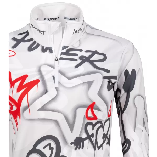  Frauenfunktionaler Thermo -Sweatshirt Premium ALTISPORT VOJ/ALW054TER03 GRAU -RED 