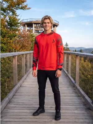 Hochwertiges Funktions-Sweatshirt für Herren ALTISPORT VOJ/ALM039MI01 ROT