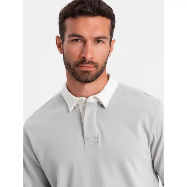  Herren -Sweatshirt OMBRE OM-SSNZ-0132 ASCHE 