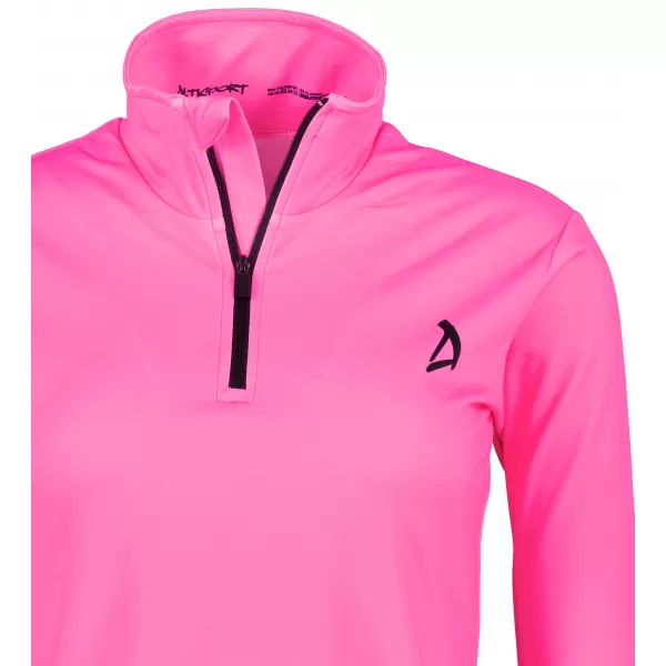  Frauenfunktionaler Thermo -Sweatshirt Premium ALTISPORT VOJ/ALW000TER03 FLUO ROSA 