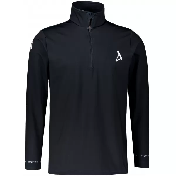  Funktionelle Thermo -Sweatshirt -Premium von Männern ALTISPORT VOJ/ALM000TER03 SCHWARZ 