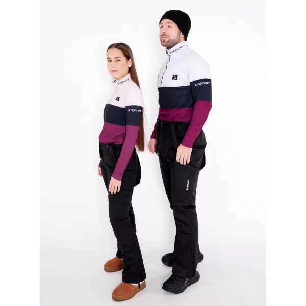  Frauenfunktionaler Thermo -Sweatshirt Premium ALTISPORT VOJ/ALW051TER03 BURGUND 