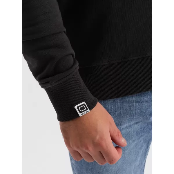  Herren -Sweatshirt OMBRE OM-SSPS-0154 DUNKELBRAUN 