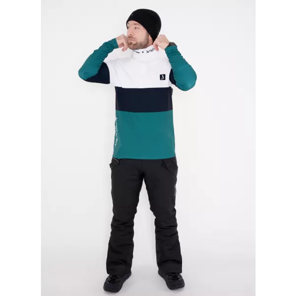  Funktionelle Thermo -Sweatshirt -Premium von Männern ALTISPORT VOJ/ALM051TER03 WEIß -GREEN 