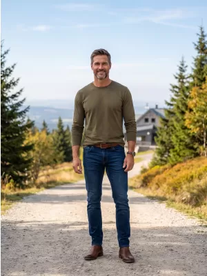 Herren-T-Shirt BRANDIT BD4205 OLIVE