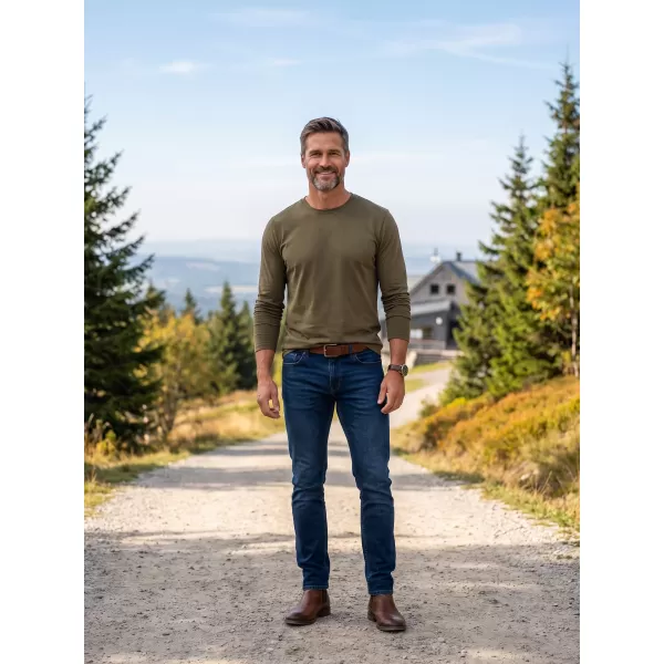  Herren-T-Shirt BRANDIT BD4205 OLIVE 