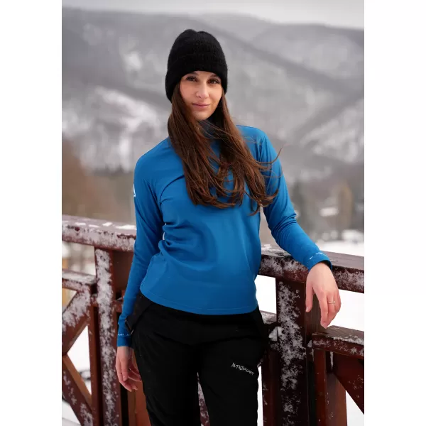  Frauenfunktionaler Thermo -Sweatshirt Premium ALTISPORT VOJ/ALW000TER03 KEROSIN 