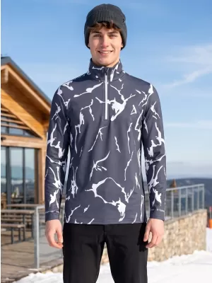 Funktionelle Thermo -Sweatshirt -Premium von Männern ALTISPORT VOJ/ALM052TER03 GRAU