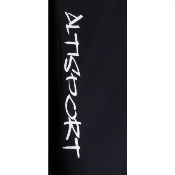  Frauenfunktionaler Thermo -Sweatshirt Premium ALTISPORT VOJ/ALW051TER03 KEROSIN-SCHWARZ 