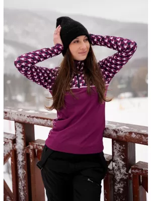 Frauenfunktionaler Thermo -Sweatshirt Premium ALTISPORT VOJ/ALW048TER03 LILA