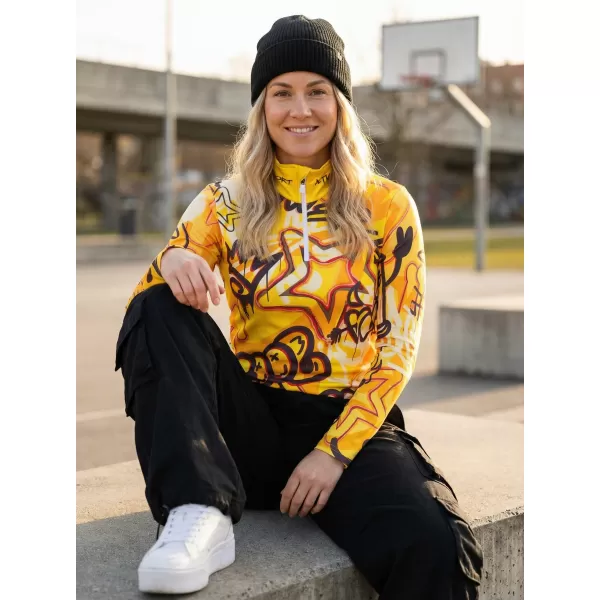  Frauenfunktionaler Thermo -Sweatshirt Premium ALTISPORT VOJ/ALW054TER03 BERNSTEIN 