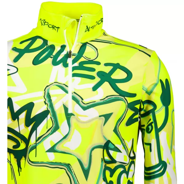  Funktionelle Thermo -Sweatshirt -Premium von Männern ALTISPORT VOJ/ALM054TER03 FLUO 