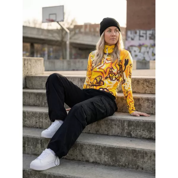 Frauenfunktionaler Thermo -Sweatshirt Premium ALTISPORT VOJ/ALW054TER03 BERNSTEIN 