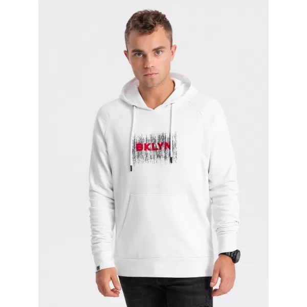  Herren Sweatshirt OMBRE OM-SSPS-0150 WEIß 
