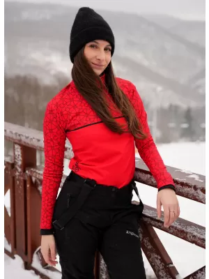 Frauenfunktionaler Thermo -Sweatshirt Premium ALTISPORT VOJ/ALW053TER03 ROT