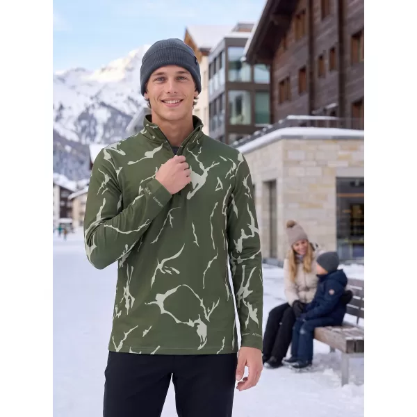  Funktionelle Thermo -Sweatshirt -Premium von Männern ALTISPORT VOJ/ALM052TER03 KHAKI 