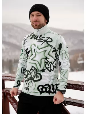 Funktionelle Thermo -Sweatshirt -Premium von Männern ALTISPORT VOJ/ALM054TER03 GRÜN